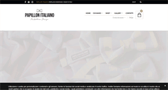 Desktop Screenshot of papillonitaliano.com