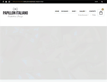 Tablet Screenshot of papillonitaliano.com